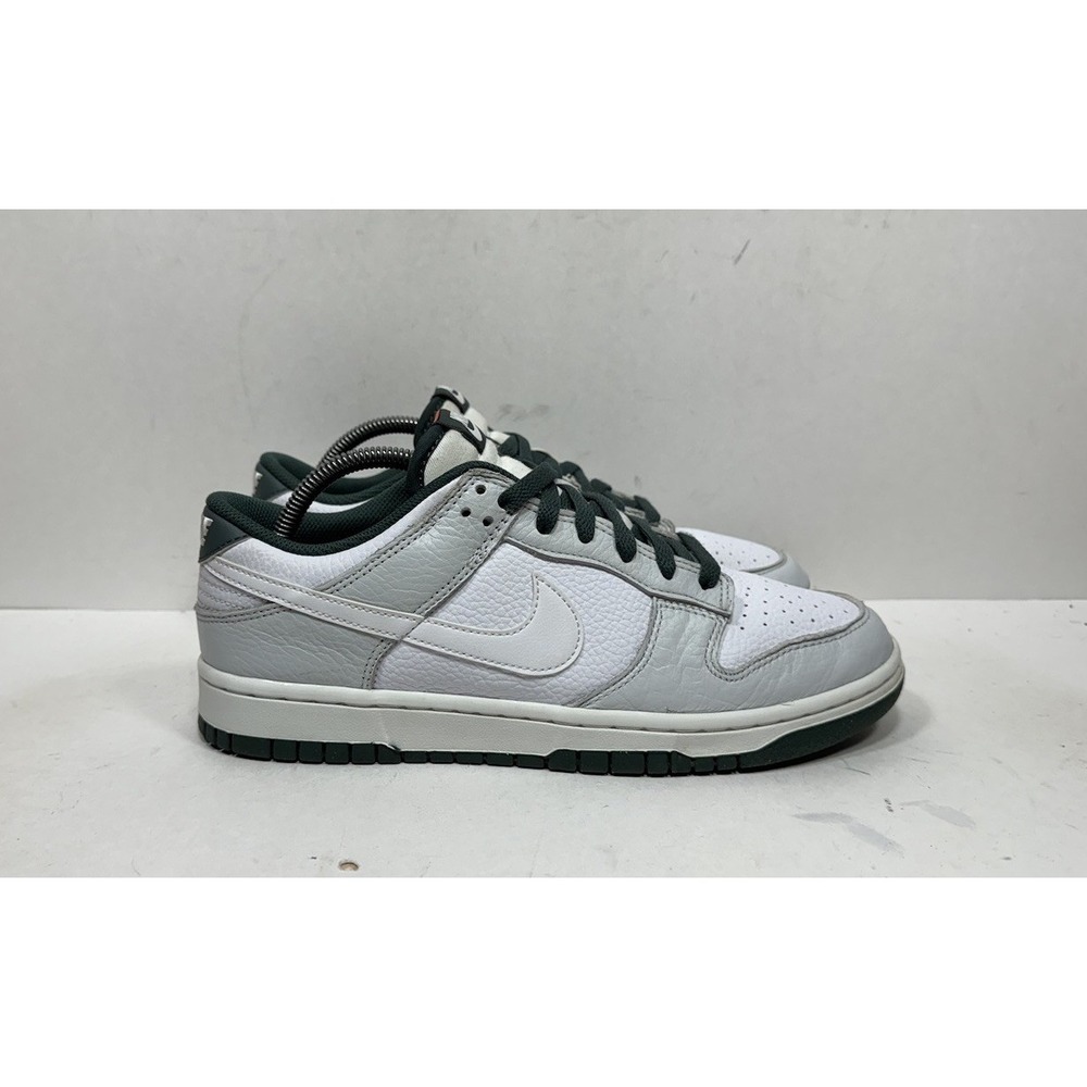 Nike Dunk Low White Dark Photon Dust Green Sneakers HF2874-001 Mens Size 9